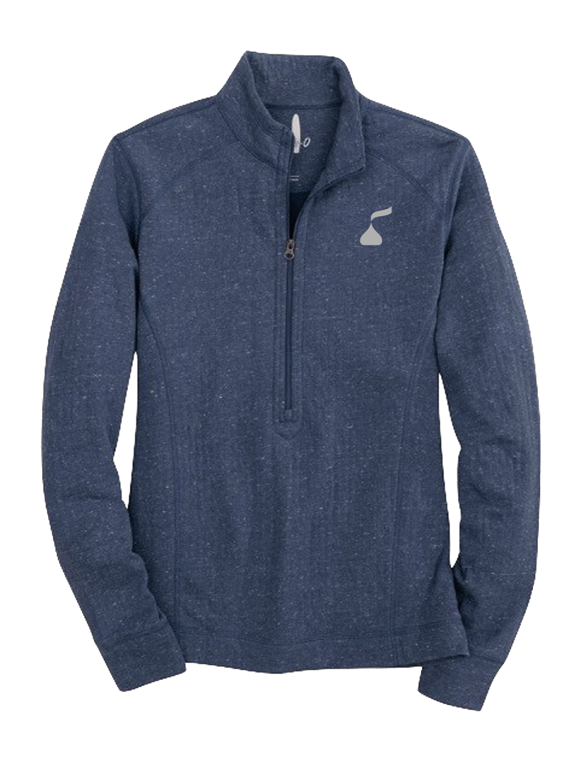 Teal UNCW Champion 1/4 Zip Rain Jacket w/ Kangaroo Pocket- Adult